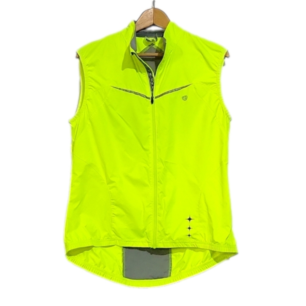 Pearl iZUMi Yellow Reflective Running Vest Sz L